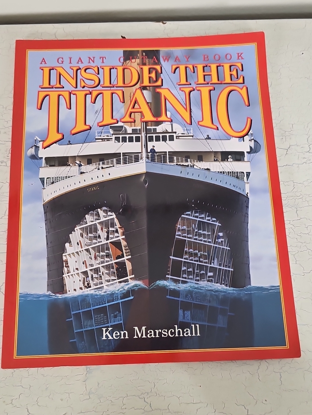 3 for $10 🚢 Inside the Titanic Giant Cutaway Book Ken Marschall Fold Out